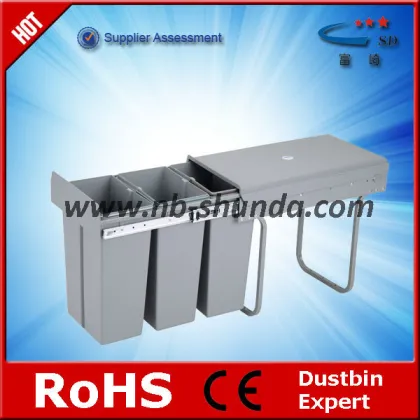 Kitchen cabinet waste bin recycle bin Kitchen cabinet