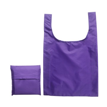 Custom Pouch Design Sublimation Printing Polyester Shopping Bags with Logos Foldable Eco Bags