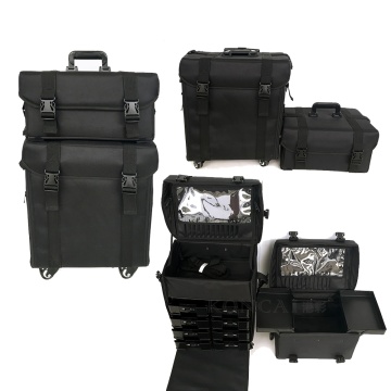 Professional 2 in 1 Nylon Hairdressing Trolley Case