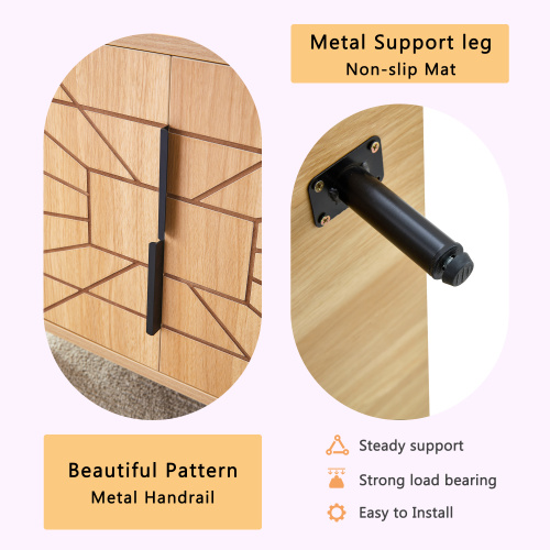 Modern Square MDF Coffee Table with Storage