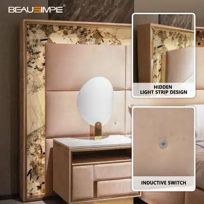 Elegant Luxury Aubade King Queen Size Bed