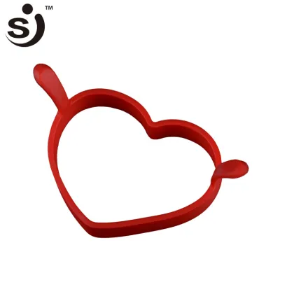 Sweet Heart Shaped Heat Resistant Egg Former Fried Egg Cooker For Breakfast