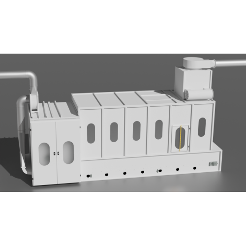 ইন্ডাস্ট্রিয়াল ব্লেন্ডিং মেশিন CAD ভিউ