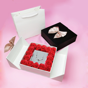 Mother&#39;s Day Lipstick Opakowanie Naszyjnik Rose Box