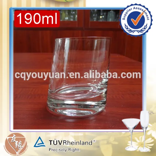 custom handmade blown restaurant drinking glass sets 190ml handmade drinking glasses