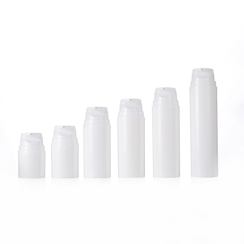 Vacuum Airless Pump Bottle Eco-Friendly Bottle White Airless Pump with Cap Manufactory