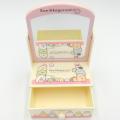 Plastic mini dressing table with drawers