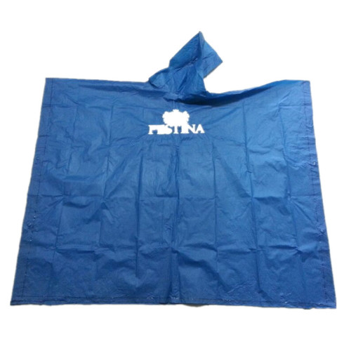 Emergency Waterproof PVC Rain Poncho with Hood