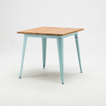 Wholesale Modern Coffee Metal Legs Vintage Dining Table for Cafe