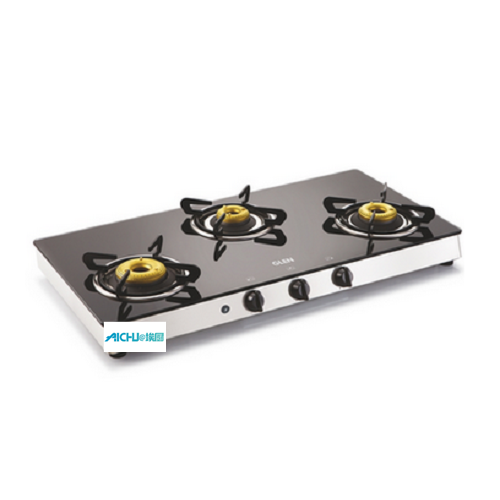 Glen 3 Burners Glass Top Gas Cooktop