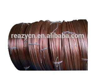 Copper clad steel round wire for the earthing system / bare copper solid wire of Guangzhou manufacturer