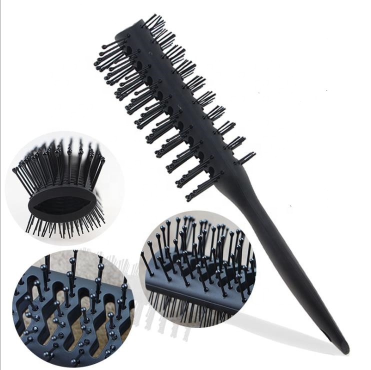 Oil Head Hair Fine Massage Combs Brushes Men's Anti-static Hair Brush Comb Retro Style Fluffy Hairdressing Scalp Massager Tool