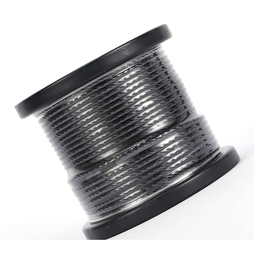 Stainless steel black wire rope, all black (4)