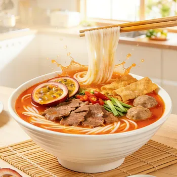 Yunnan Style Passion Fruit Beef Rice Vermicelli