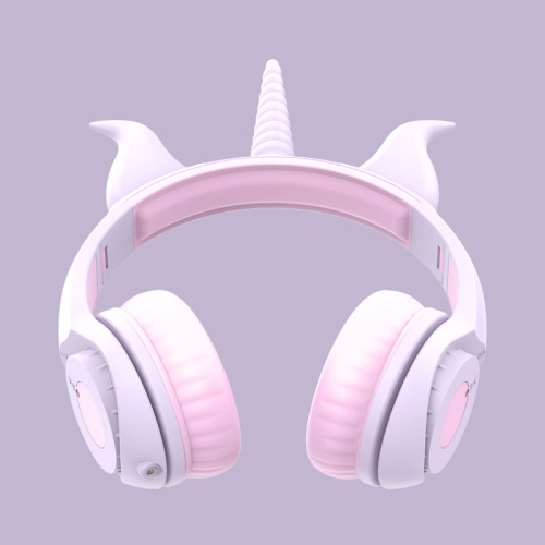 Headphone LED Unicorn Glowing Headphone Terbaru