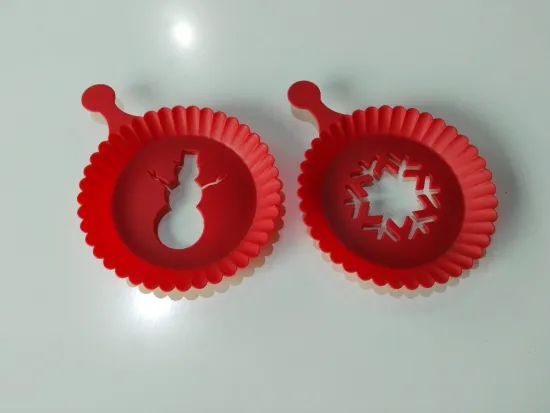 Christmas plastic cake mold