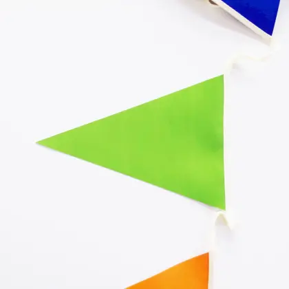 Custom Street Festival Bunting Baby Shower Bunting Flag