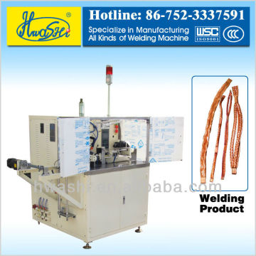 HWASHI Automatic circuit breaker copper guide line welding machine