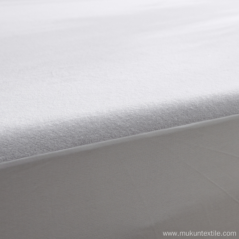 White cotton terry Waterproof Mattress Protector cover