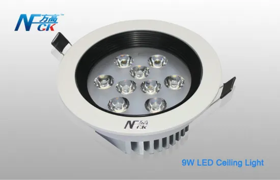 700lm 6000k 120v Led Recessed Ceiling Lights, 9w Led Ceiling Fixture
