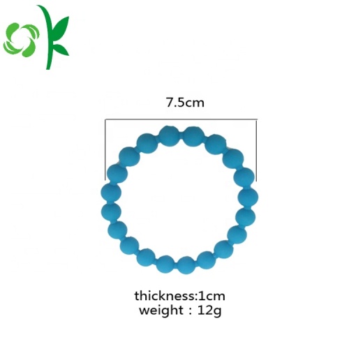 High Quality Silicone Chew Beads Wristband