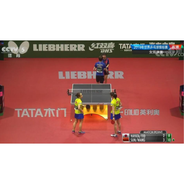 Excelente piso de tenis de mesa y alfombras con ITTF