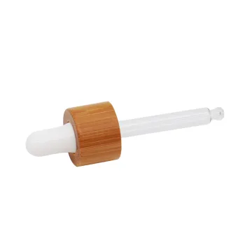 15mm Bamboo Dropper Caps For Essential Oil Bottles