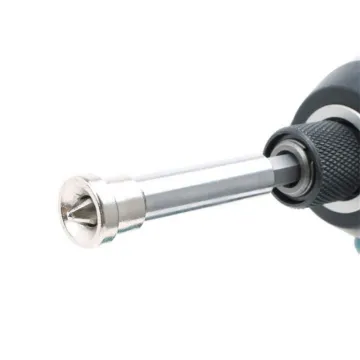TOOLJOY S2 Steel Drywall Screw Setter: 25mm & 50mm Magnetic PH2 Bits for Plasterboard Positioning