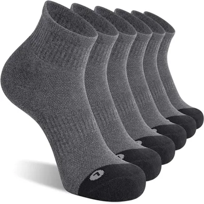 Wholesale Custom Men's Ankle Socks: Thick Cushion Running Sports Socks