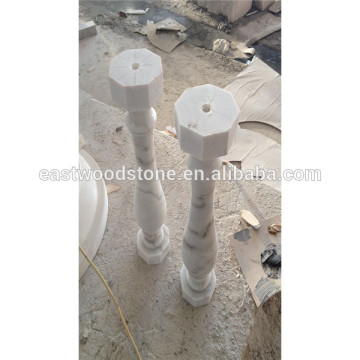 White Marble stone balustrades for corridor