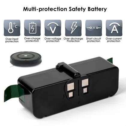 Compatible iRobot Roomba Battery 5.2Ah 14V for 900/800/700/600/500 Series