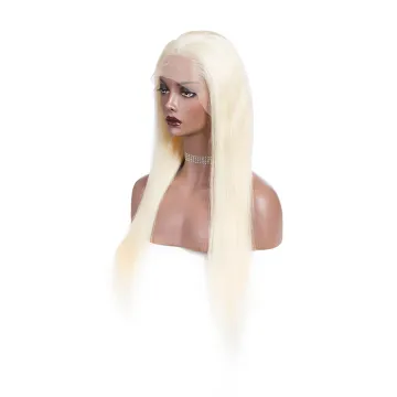 26 28 inch factory sale 13x4 transparent wig blonde lace front hd lace frontal virgin hair lace human hair wig closure