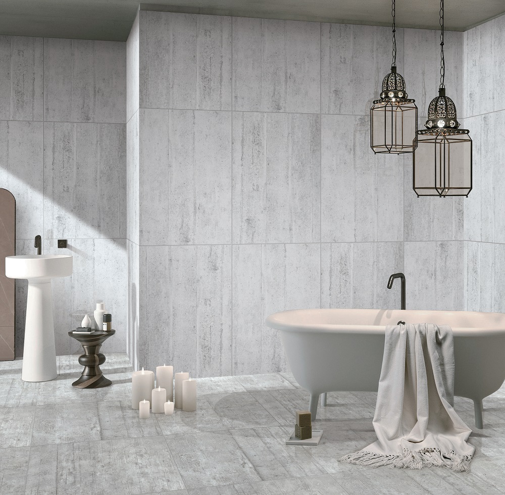 Cement Look 600 900 Rustic Matt Porcelain Tiles