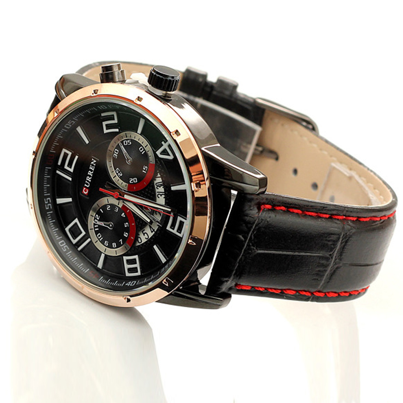 CURREN Leather Band Wrist Watch Wholesaler