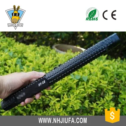 LED Rechargeable Telescopic Zoom Mace Self Defense Flashlight