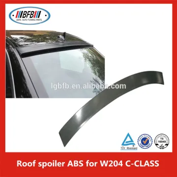 ABS Unpainted Grey Rear Trunk Spoiler Wing Lip For B ENZ C W204 carbon fiber