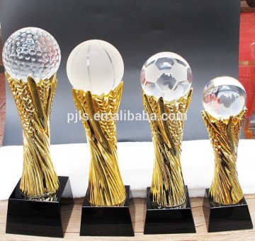 crystal ball sports metal trophy award