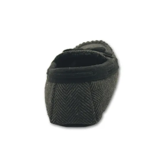 Men fur lining moccasins home loafers slippers