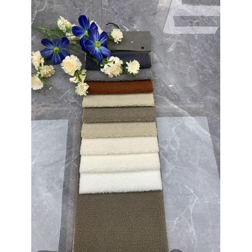 Tissu Sherpa doux de couleur unie