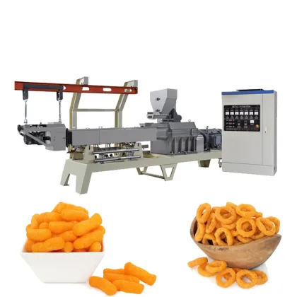 Puffs Snacks Extruder Crispy Puffed Snacks Machine