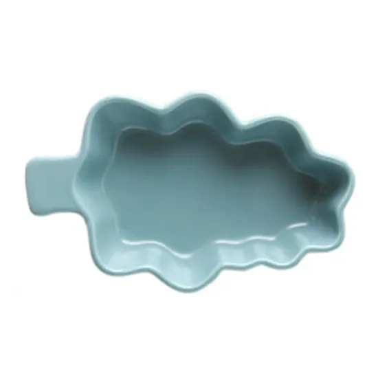 leaf shape  porcelain plate Restaurant plates christmas plates for home