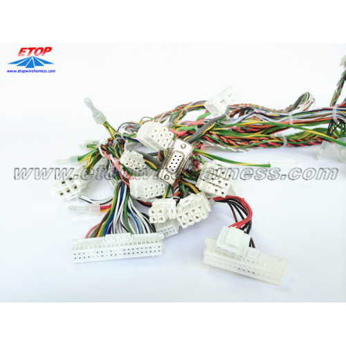 Custom wire assemblies for game machine
