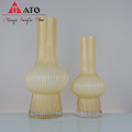 Nordic Striped Living Room Table Home Glass Vase