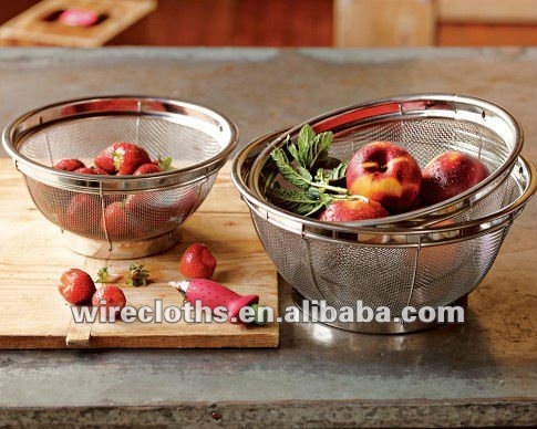 Stainless Steel Mesh Vegetable Colander