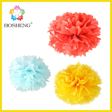 Wedding Party Decoration Paper Flower Tissue Paper Pompoms