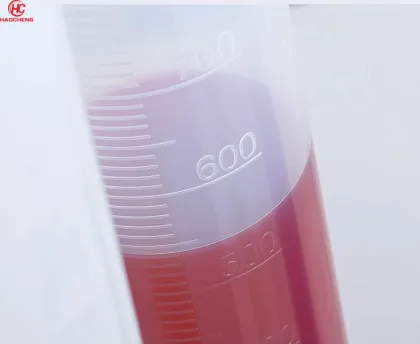 Borosilicate Glass Measuring Cylinder with Hexagonal Base