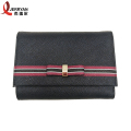 Designer Black Money Clip Card Wallet Clutch Bag