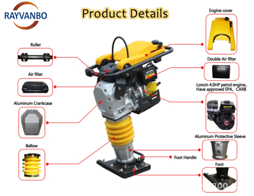 Wholesale Compaction Machines: Including Soils Rammer, Road Base Compactor, Rammed Earth Rammer, and Jumping Jack Compactor
