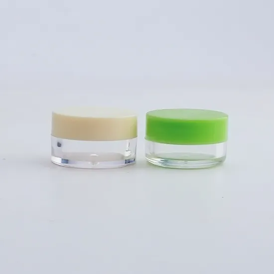 5g Different Colors Empty Plastic Cream Jars