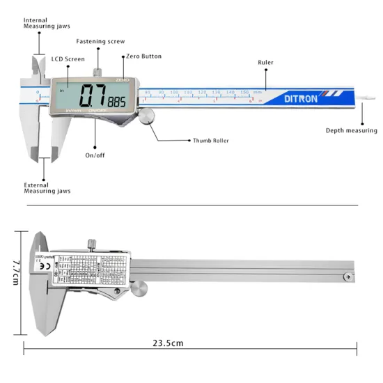 Electronic Digital Calipers 150mm 200mm 300mm Stainless Steel